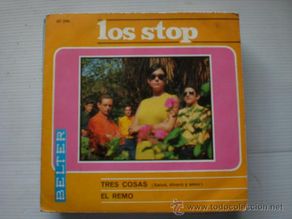 Vinyl records: los stops, tres cosas, single belter 1967, excelente estado